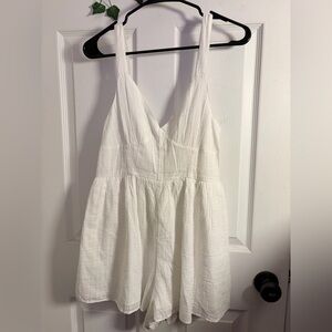 American Eagle Outfitters White Romper